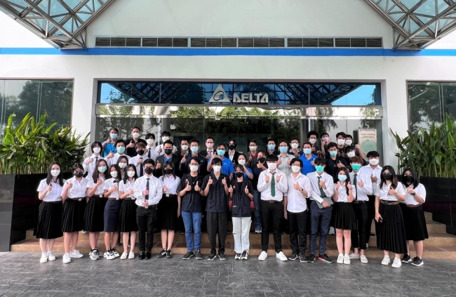 Delta Thailand Hosted 10 Thai Student Automation Engineering Teams at 2022 Delta Cup Kickoff Event