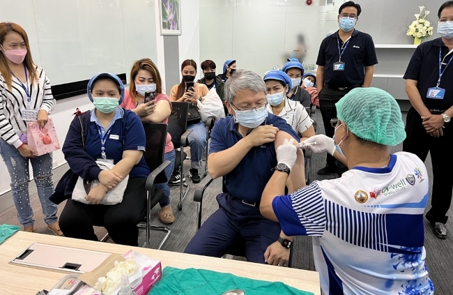 Delta Thailand Continues Donations for COVID-19 Prevention and Launches Booster Vaccination Drive