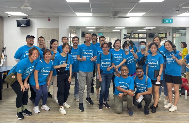 Delta Singapore Volunteer Home Refresh at Blossom World