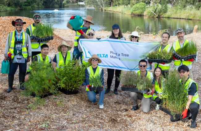 Delta Australia's Green Milestone 600 Trees Planted on Gadigal Land