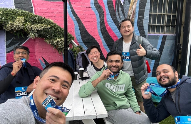 Running to Boost our Health and Team Spirit