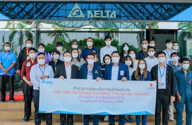 Delta Hosts the Thai Red Cross Society to Explore Energy Management for Green Buildings