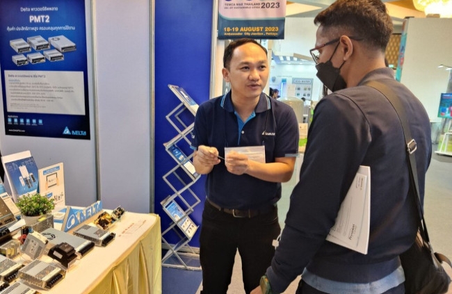 Delta Industrial Power Supplies a Smash Hit at TEMCA M&E Thailand 2023