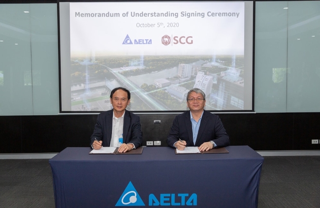 Delta and Thai Industry Giant SCG Chemicals Sign MOU to Collaborate in Smart Energy and Industrial A