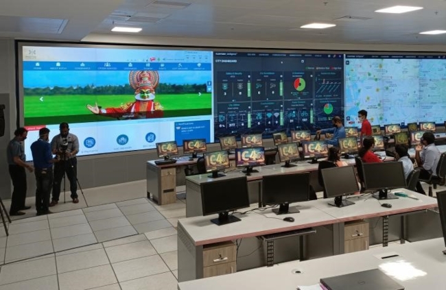 Kochi Smart City Command Centre with Delta Video Wall Solutions Goes Live