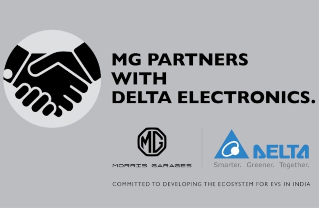 Delta Electronics India Partners With MG to Boost EV Charging Infrastructure