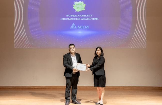 Delta Electronics Thailand Celebrates 7th Consecutive Sustainability Disclosure Award