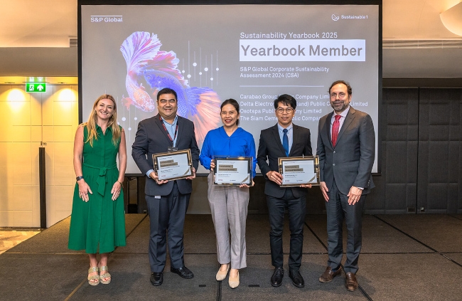 Delta Thailand Recognized in S&P Global Sustainability Yearbook 2025