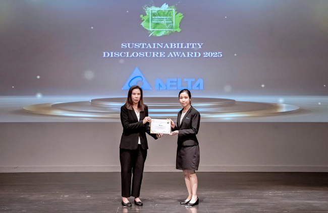 Delta Electronics (Thailand) Celebrates 8th Consecutive Win for Sustainability Disclosure Excellence