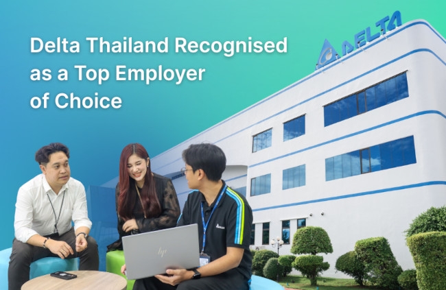 Delta Thailand Recognised as a Top Employer of Choice