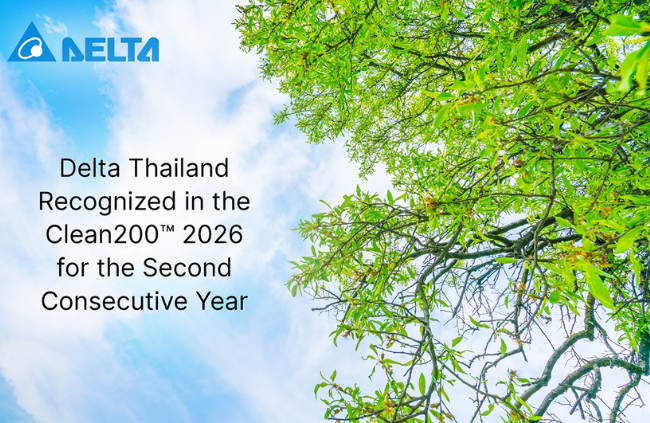 Delta Thailand Listed on the Clean200 for Clean Solutions