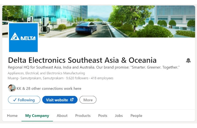Welcome to our ALL NEW Delta Electronics Southeast Asia & Oceania LinkedIn Page!